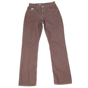 Cruel Girl Vintage Y2K JR Women Size 9 LONG Brown Denim Boot Cut Jeans Western